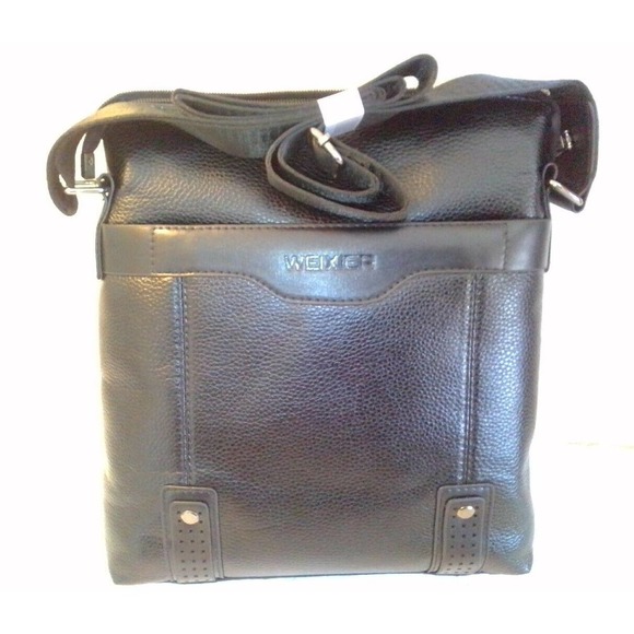 Leather pu Men Crossbody Handbag Messenger Fashion Business Mens Shoulder Bag - Picture 1 of 12